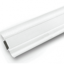 Плинтус пластиковый Ideal 001 Белый 55 мм Белый.