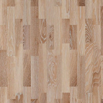 Паркетная доска Tarkett Salsa Дуб Айвори Браш трехполосная брашированная лак .