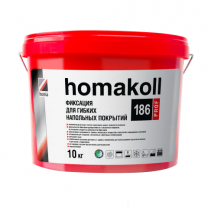 Клей Homakoll 186 prof (Хомаколл) фиксатор для ковровой плитки 10 кг .