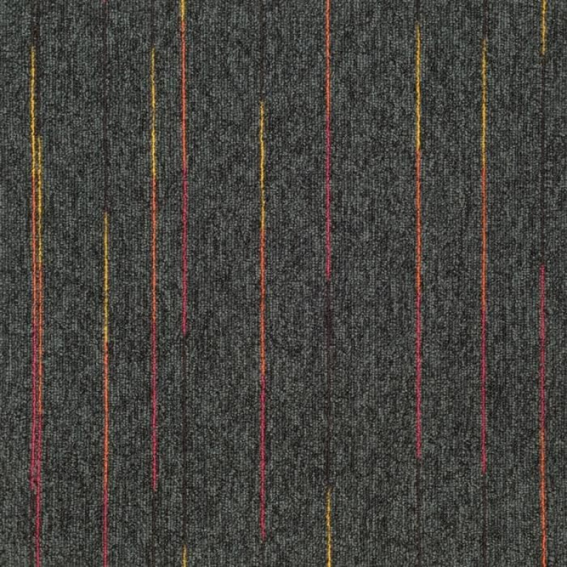 Ковровая плитка Sintelon Sky Neon (Синтелон Скай Неон) 33883 Чёрный.