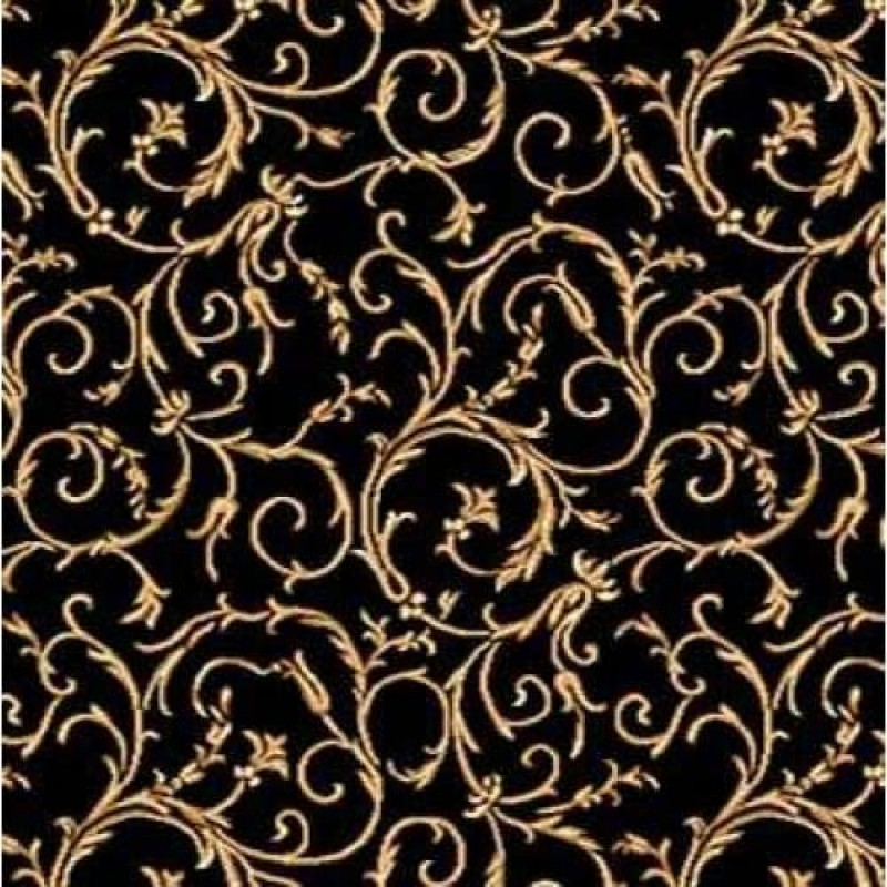 Ковролин Valencia (Валенсия) P002 Black Чёрный.