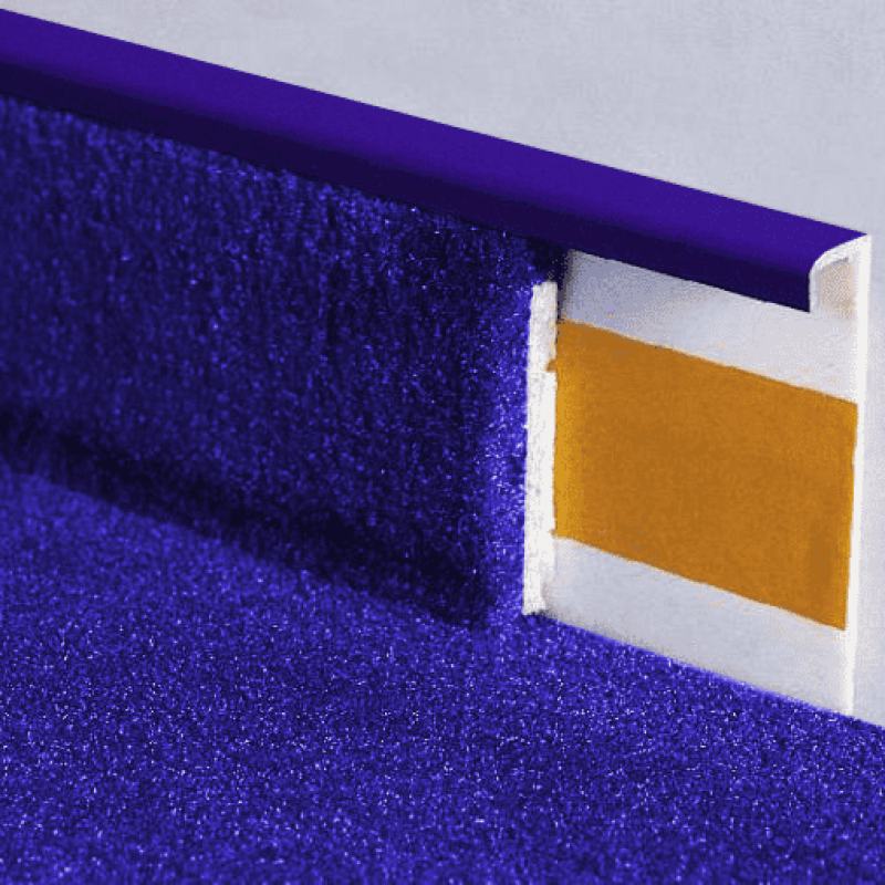 Плинтус для ковролина Korner Ультрамарин 112 Польша Фиолетовый.