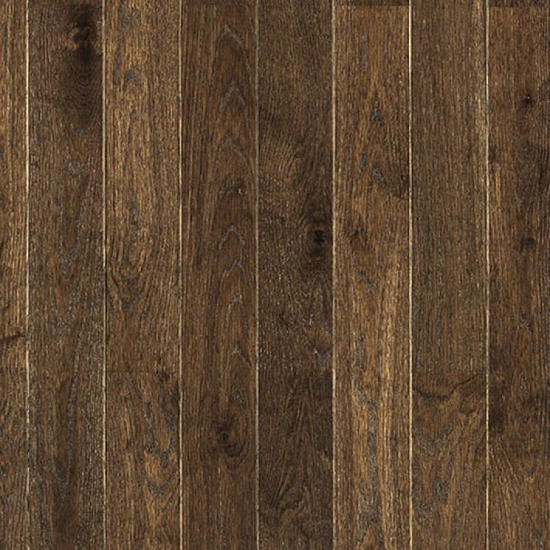 Паркетная доска Tarkett Rumba Дуб Парковый однополосная брашированная лак Коричневый.