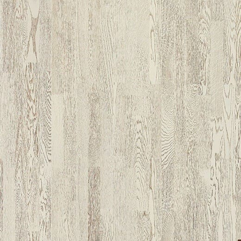 Паркетная доска Tarkett Salsa Art White Wedding трехполосная брашированная лак Белый.