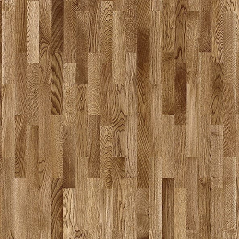 Паркетная доска Tarkett Samba Дуб Антик трехполосная лак Бежевый.