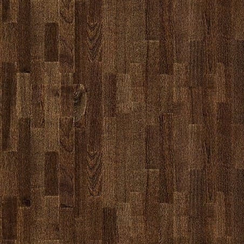 Паркетная доска Tarkett Samba Ясень Кокуа Браш трехполосная брашированная лак Коричневый.