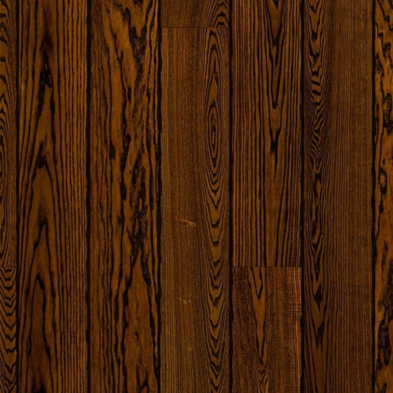 Паркетная доска Tarkett Tango Art Браун Барселона однополосная брашированная лак Коричневый.