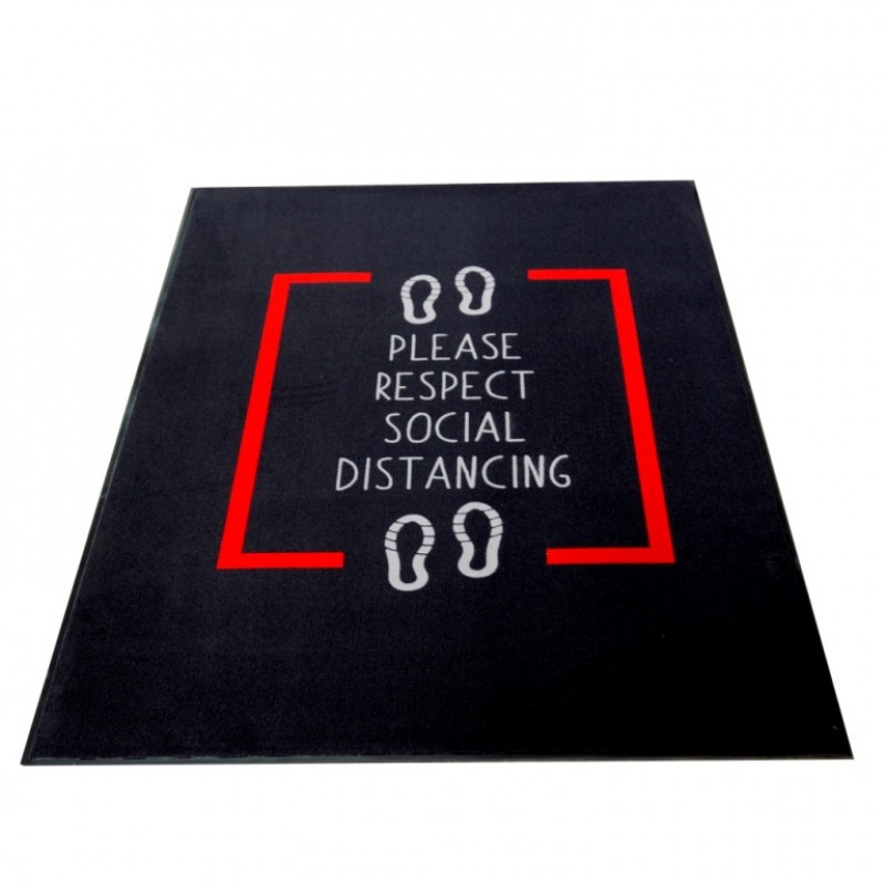 Грязезащитный коврик Vebe Social Distancing (Вертикальный) 150х90 .